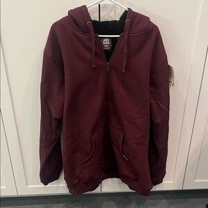 Berne Insulated Full-Zip Hooded Long-Sleeve Sweatshirt for Ladies